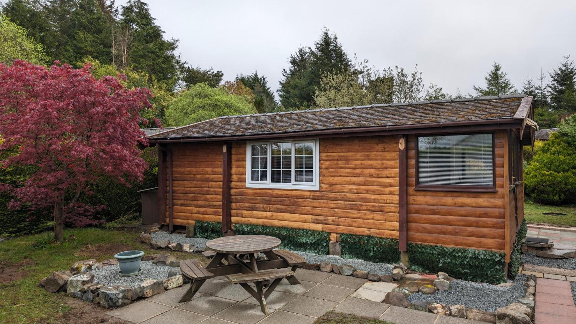 Snowdonia Log Cabin 2 Villa Trawsfynydd Exterior foto